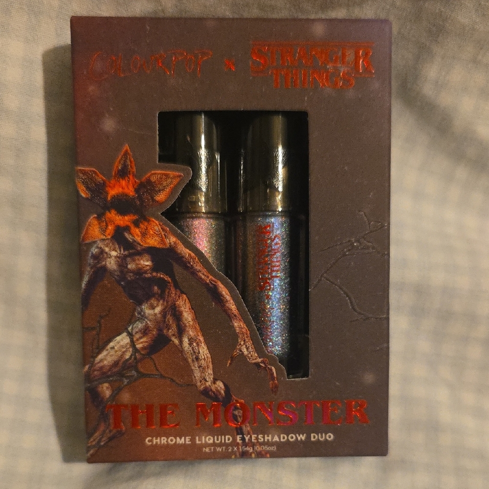 Colourpop Stranger Things Chrome Liquid Eyeshadow Duo